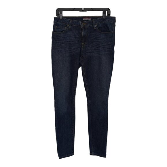 EUC Tommy Hilfiger Denim Moulante Skinny Leg Jeans Mid Rise Blue‎ Sz 8 - Picture 1 of 7